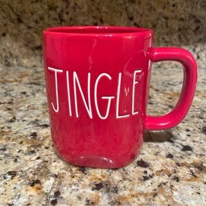 Rae Dunn red “JINGLE” ceramic mug